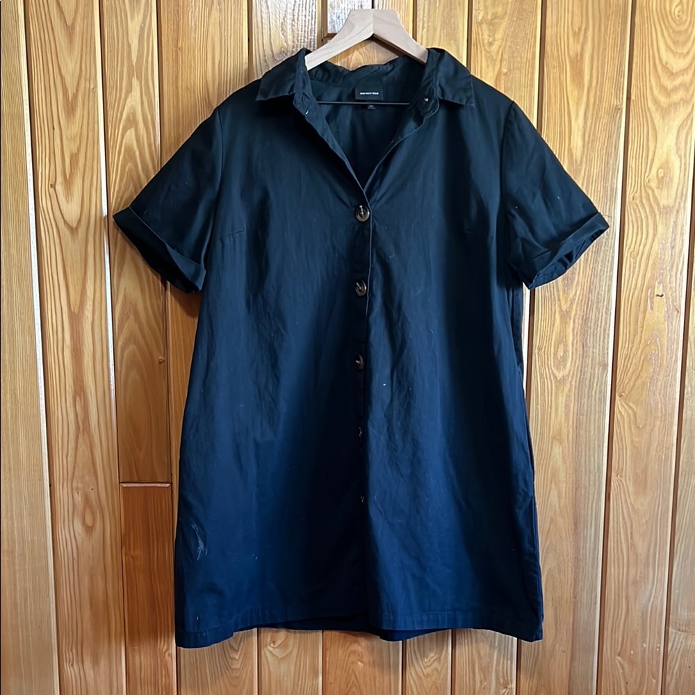 Who What Wear Black Utility Dress